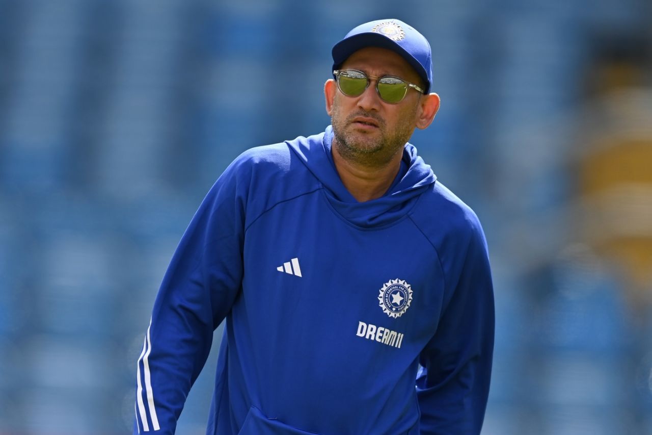 India's chairman of selectors Ajit Agarkar oversees the team's prep, Leeds, June 18, 2025