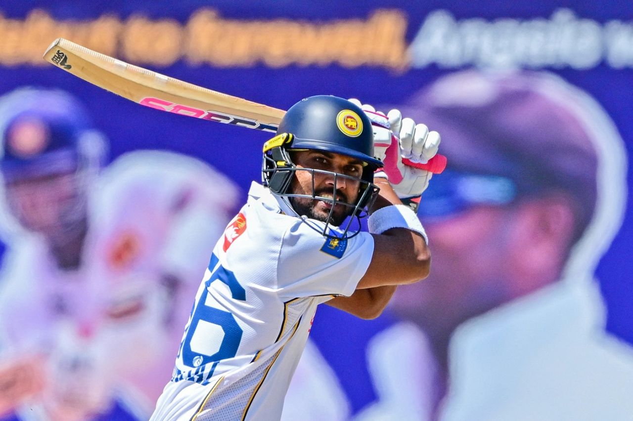 Dinesh Chandimal made 22* before lunch, Sri Lanka vs Bangladesh, 1st Test, Galle, day 3, June 19 2025