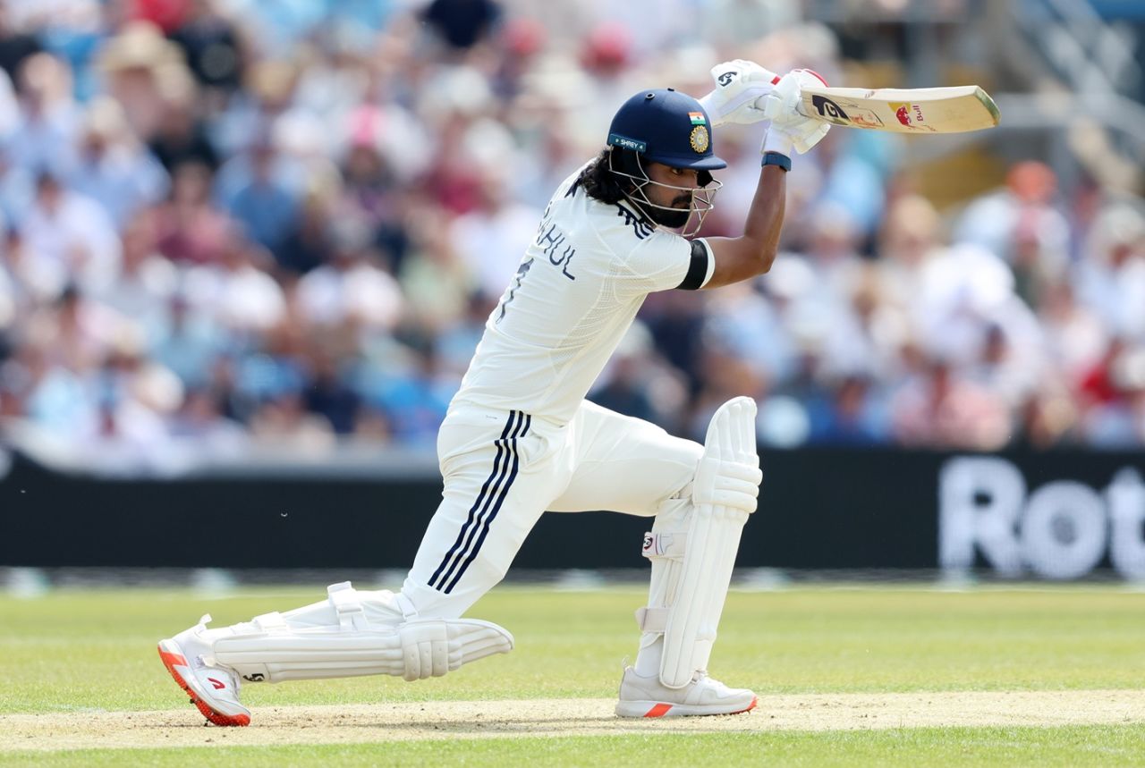 KL Rahul drives through the off side | ESPNcricinfo.com