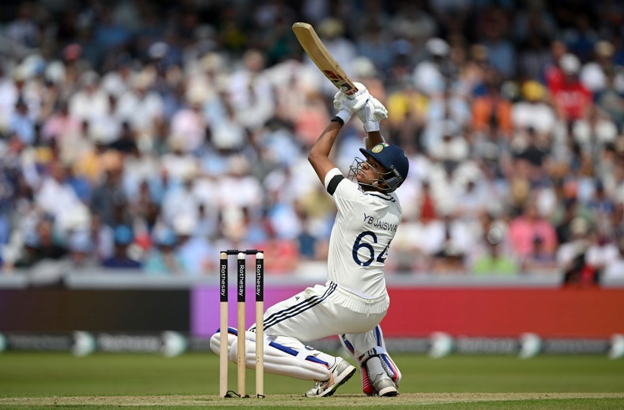 Yashasvi Jaiswal plays a ramp, England vs India, 1st Test, Leeds, 1st day, June 20, 2025