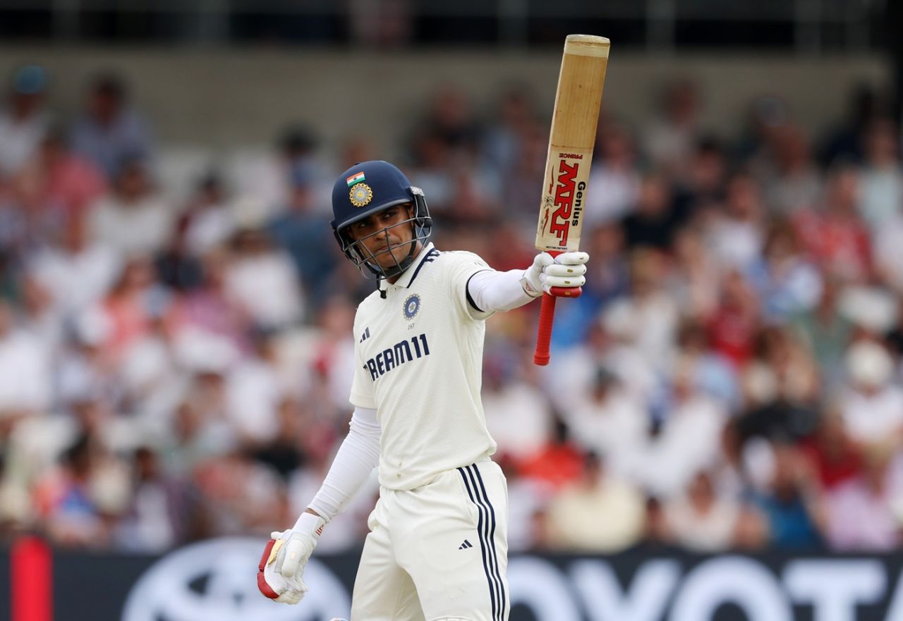 Shubman Gill brings up his fifty, England vs India, 1st Test, Leeds, 1st day, June 20, 2025