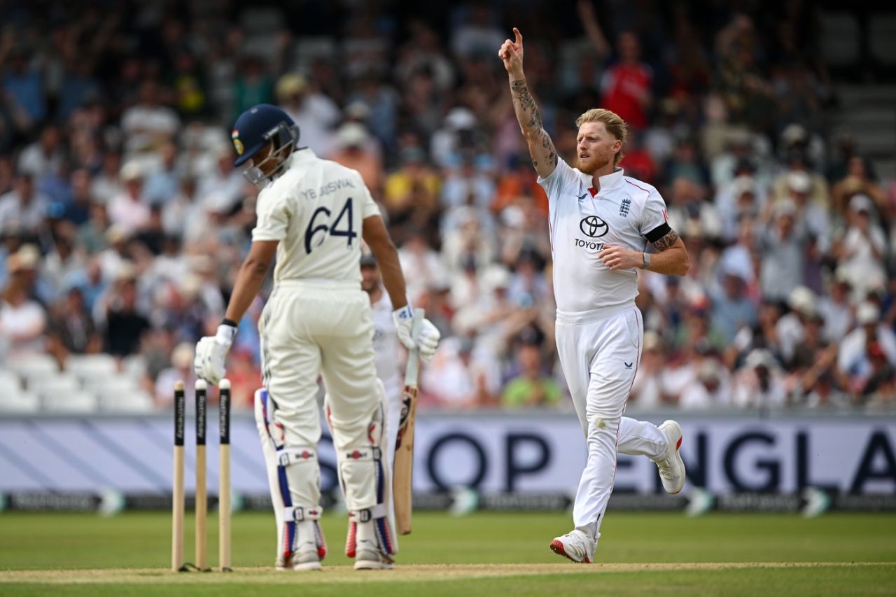 Ben Stokes sends Yashasvi Jaiswal back, England vs India, 1st Test, Leeds, 1st day, June 20, 2025