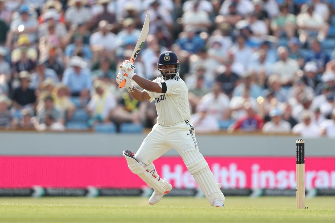 Rishabh Pant cuts away, England vs India, 1st Test, Leeds, 1st day, June 20, 2025
