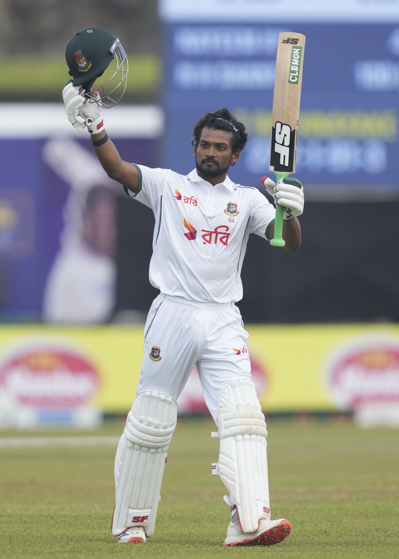 Najmul Hossain Shanto scored twin centuries in a Test for the second time, Sri Lanka vs Bangladesh, 1st Test, Galle, 5th day, June 21, 2025