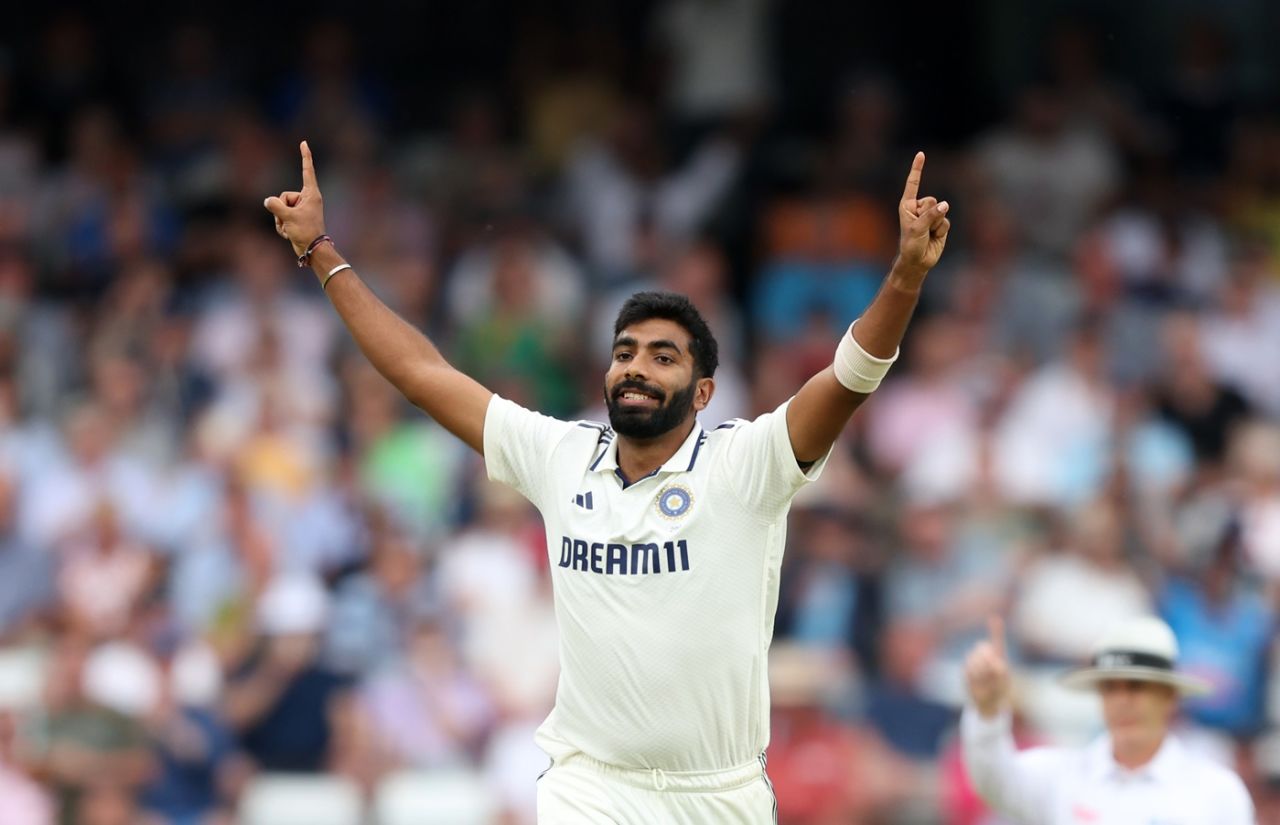 Jasprit Bumrah removed Zak Crawley in the first over, England vs India, 1st Test, Leeds, Day 2, June 21, 2025