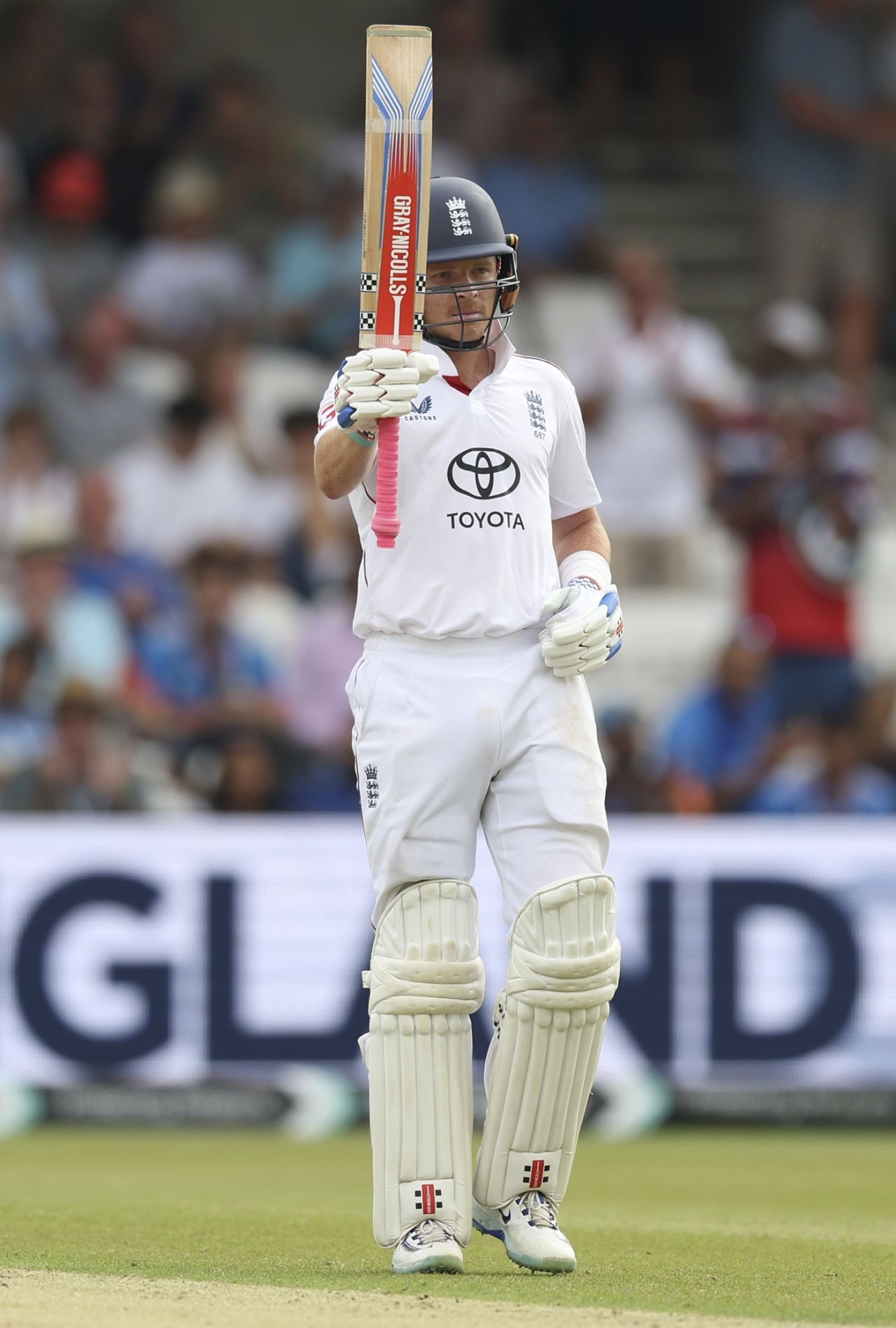 Ollie Pope celebrates his fifty, England vs India, 1st Test, Leeds, Day 2, June 21, 2025
