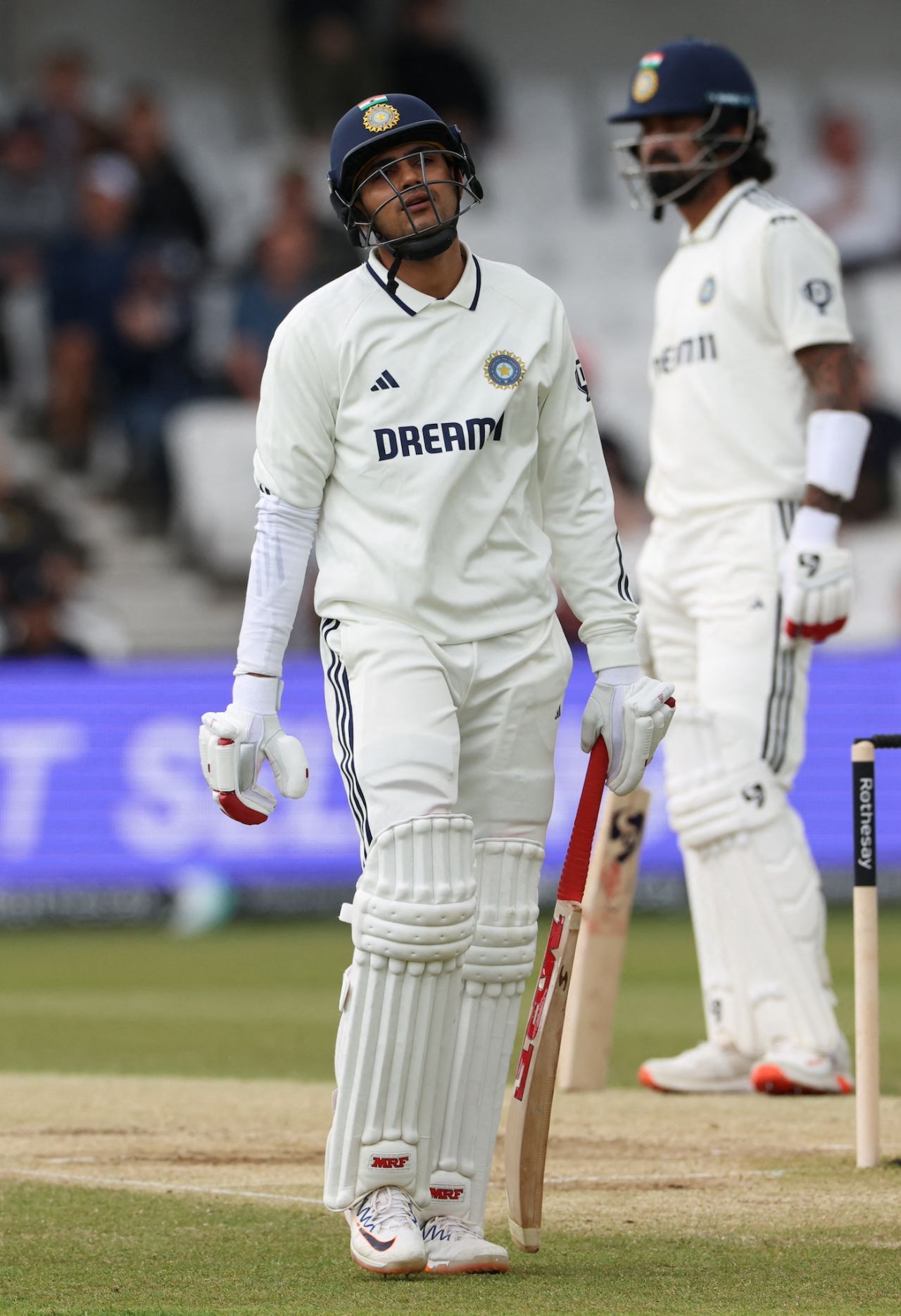 Shubman Gill cuts a dejected figure as he walks off, England vs India, 1st Test, Leeds, 4th day, June 23, 2025