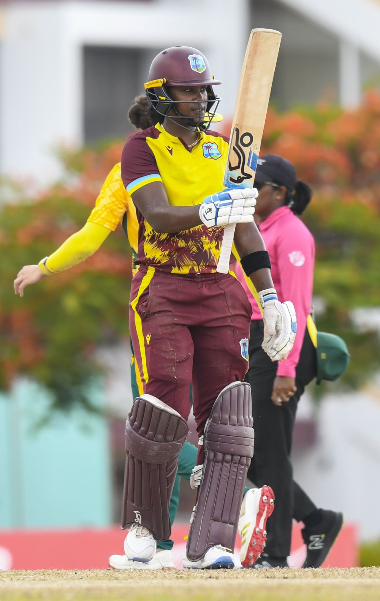 Hayley Matthews struck a half-century to lead West Indies' chase, West Indies vs South Africa, 3rd T20I, Cave Hill, June 23, 2025