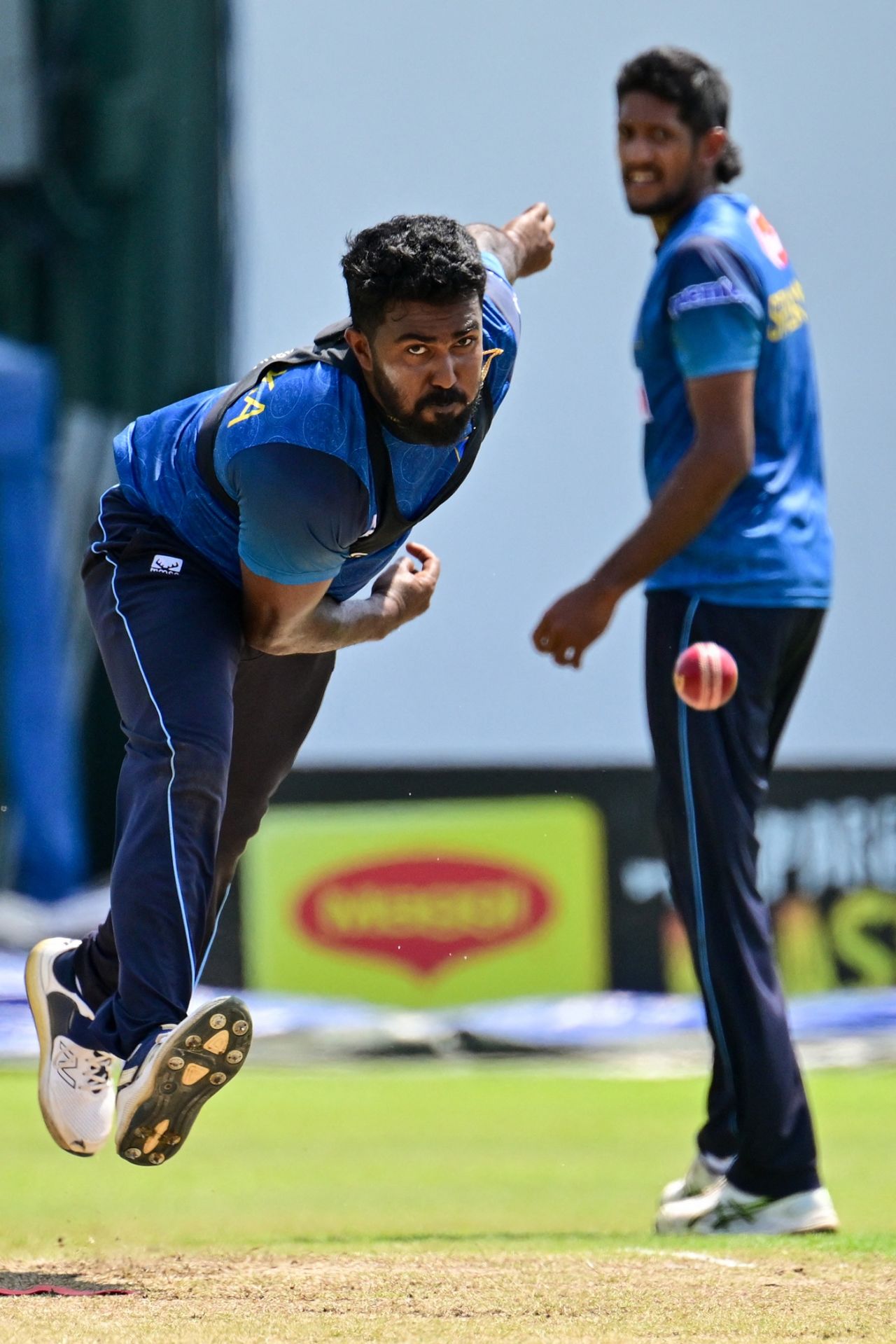 Asitha Fernando sweats it out, Colombo (SSC), June 24, 2025