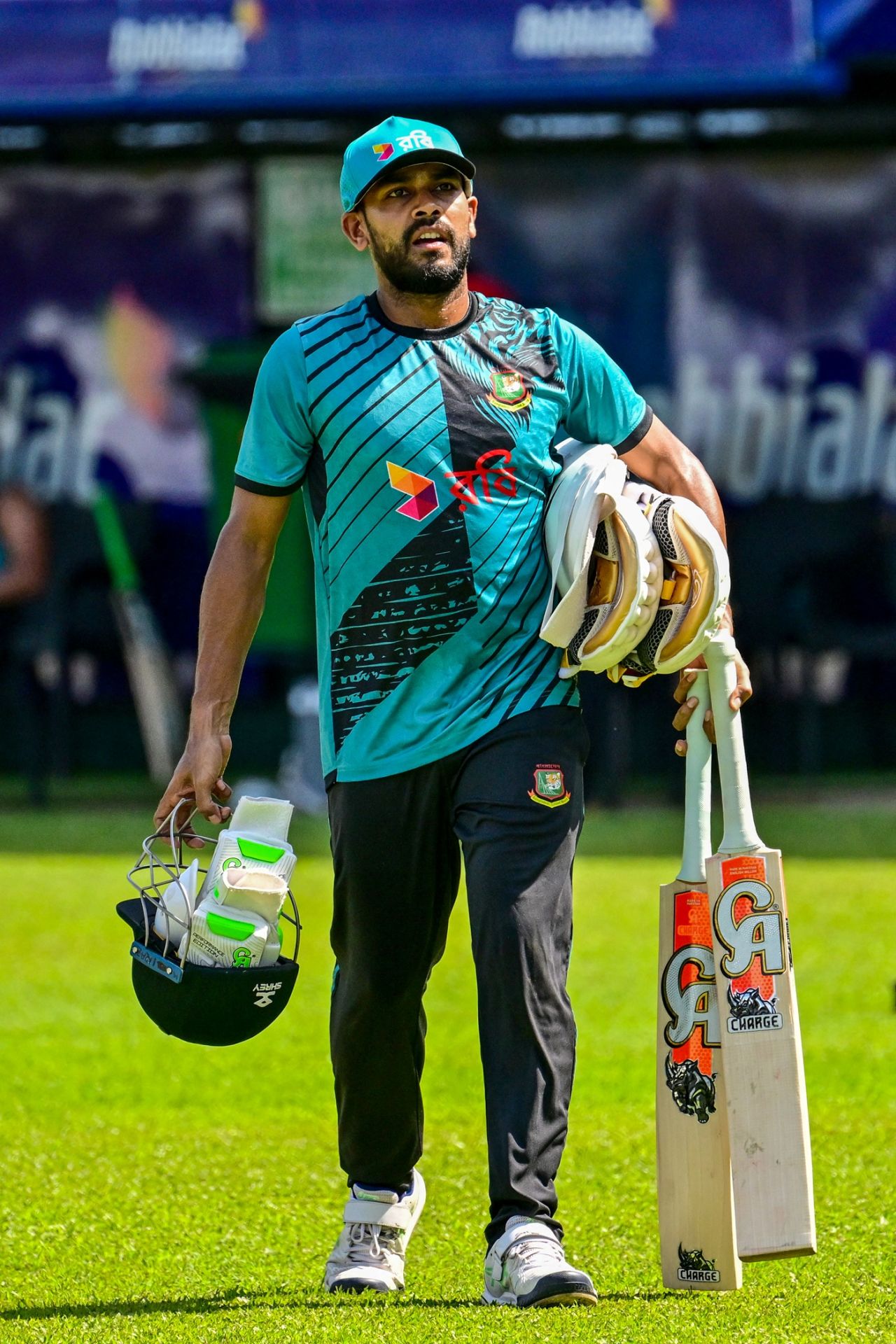 Mehidy Hasan Miraz will hope to be back in action after a fever, Colombo (SSC), June 24, 2025