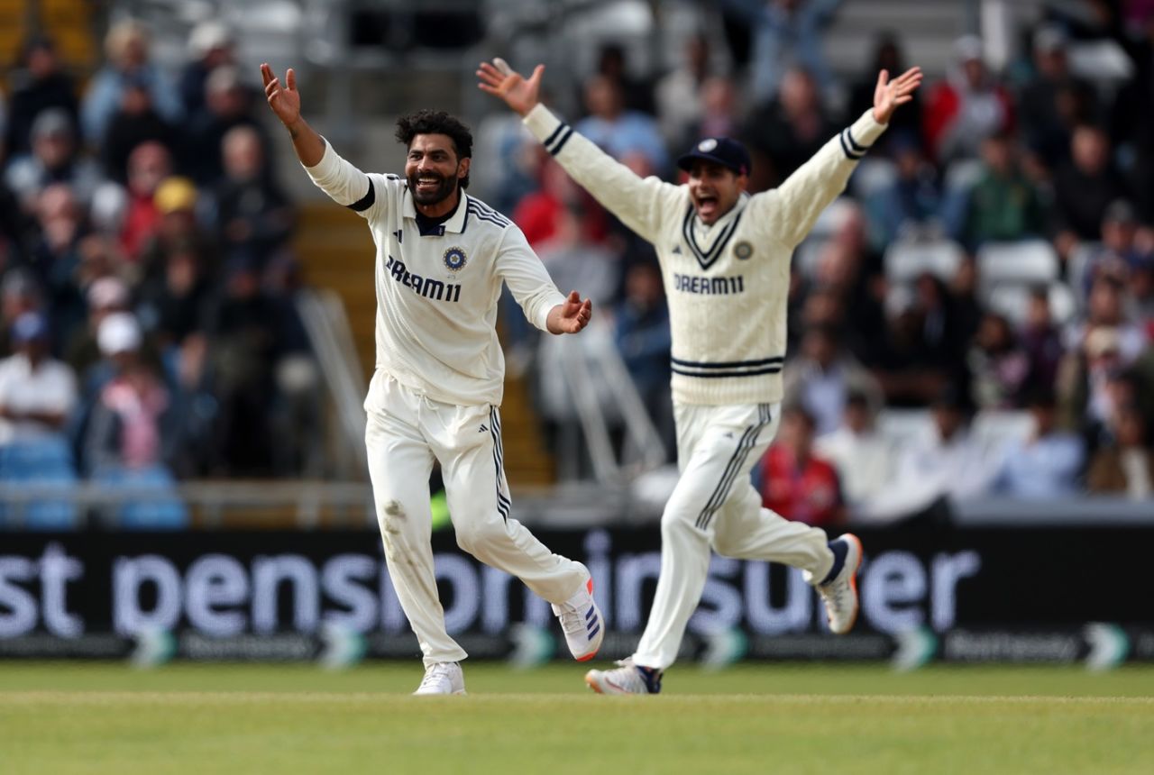 Ravindra Jadeja and Shubman Gill appeal, but it went against India, England vs India, 1st Test, Leeds, 5th day, June 24, 2025