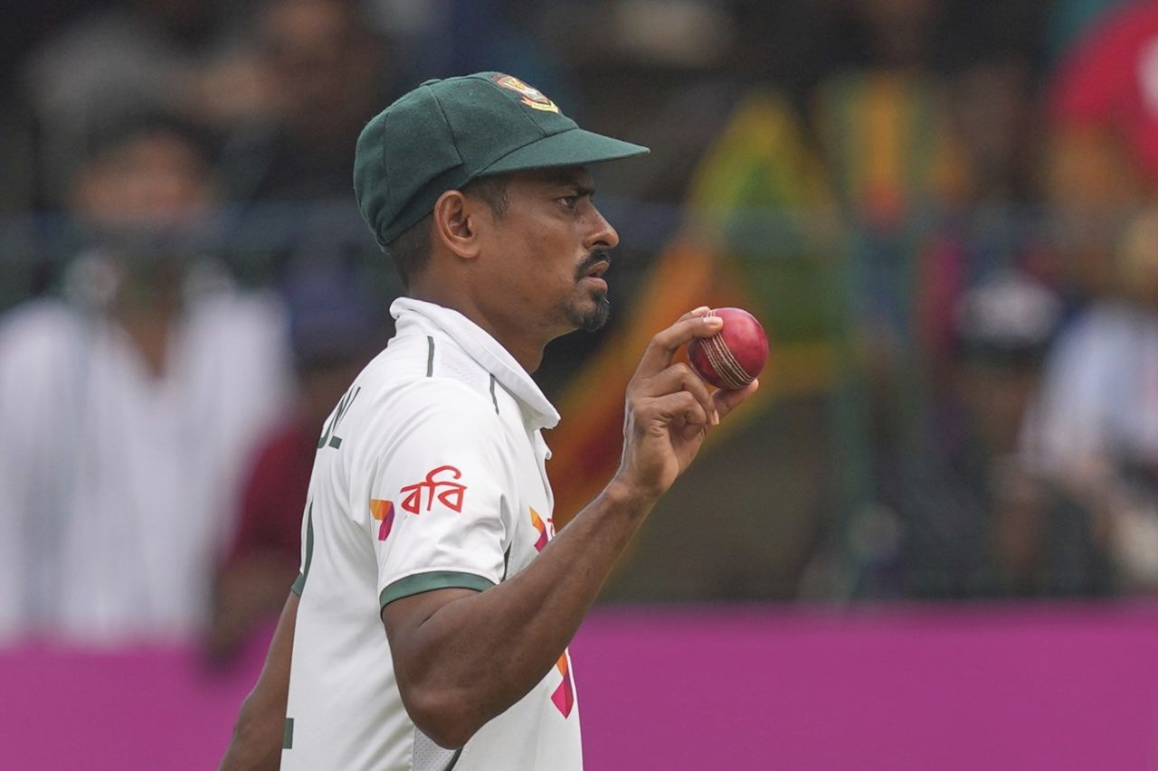 Taijul Islam bagged a five-wicket haul, Sri Lanka vs Bangladesh, 2nd Test, Colombo, 3rd day, June 27, 2025
