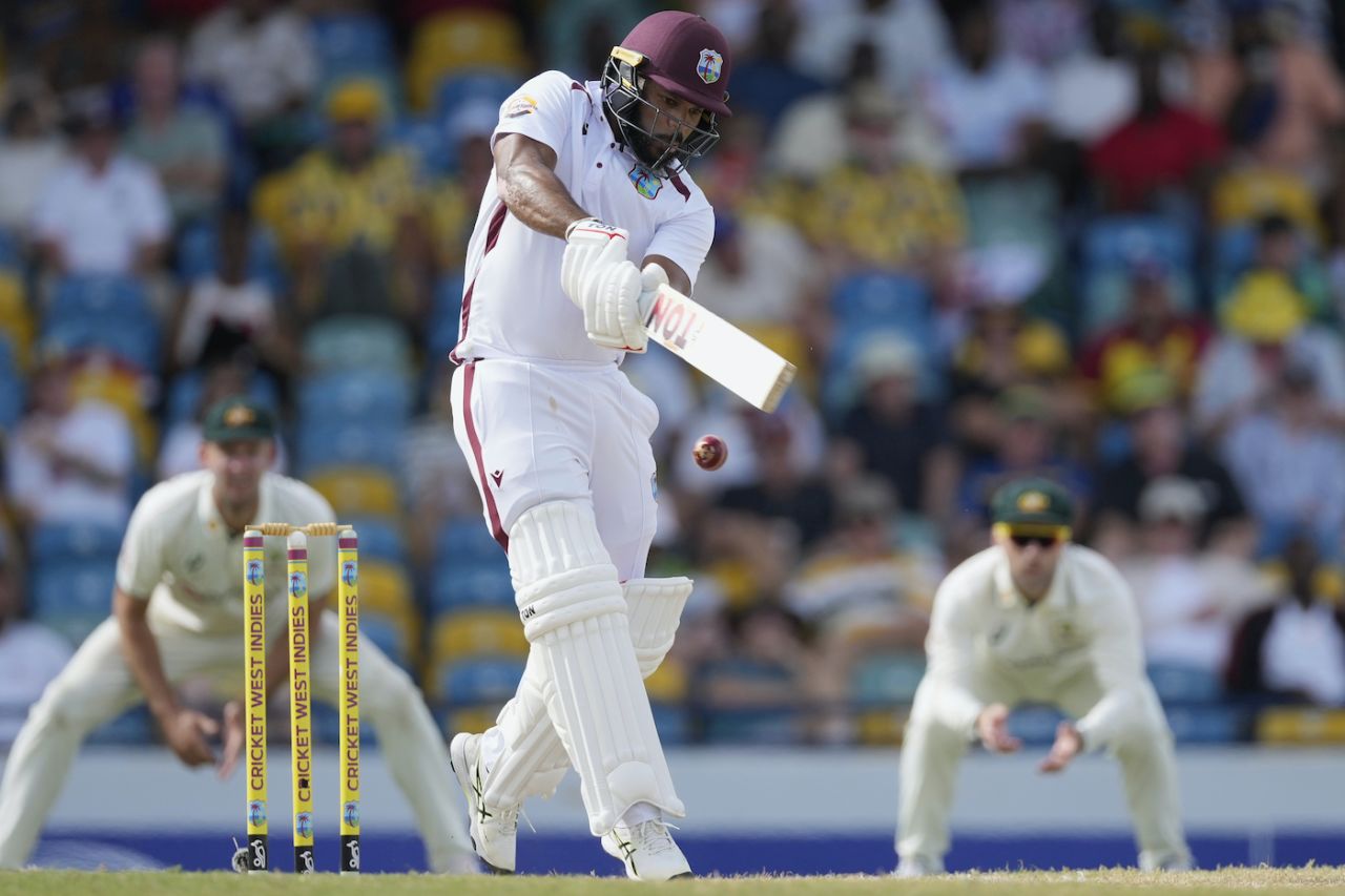 John Campbell could not convert a start, West Indies vs Australia, 1st Test, 3rd day, Barbados, June 27, 2025