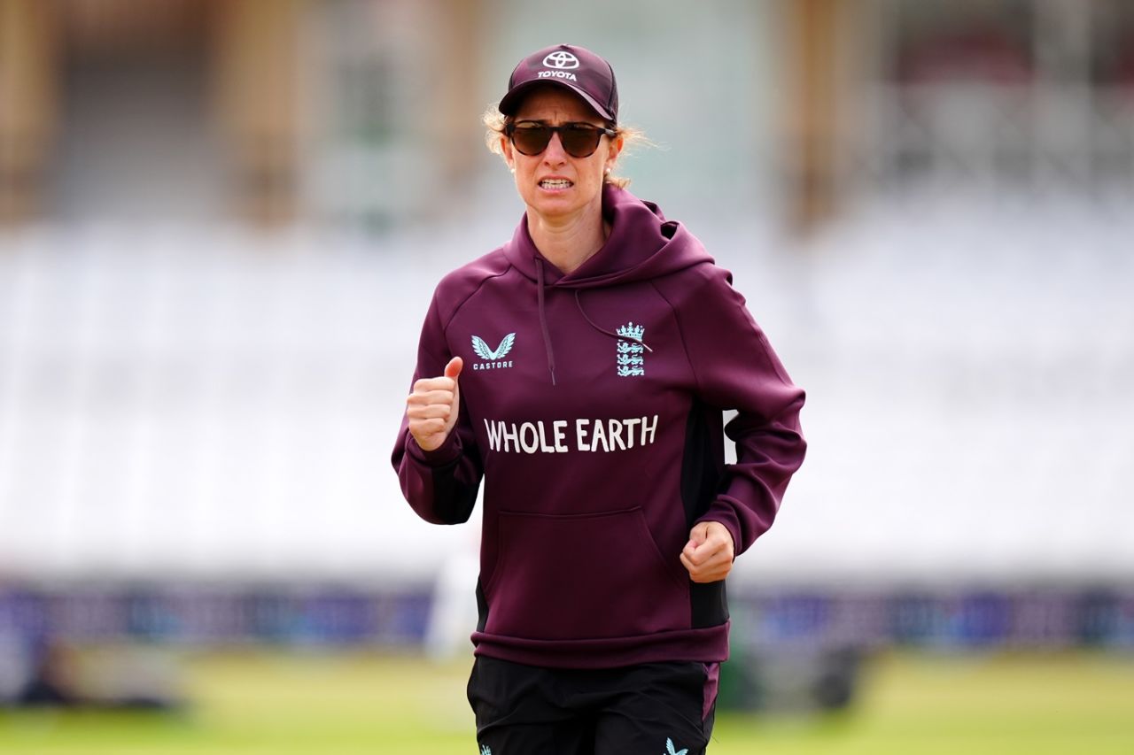 England assistant coach Courtney Winfield-Hill at training, England vs India, 1st Women's T20I, Nottingham, June 27, 2025