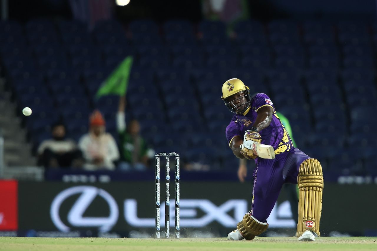 Rovman Powell provided the impetus at the close, Los Angeles Knight Riders vs Seattle Orcas, MLC 2025, Dallas, June 28, 2025