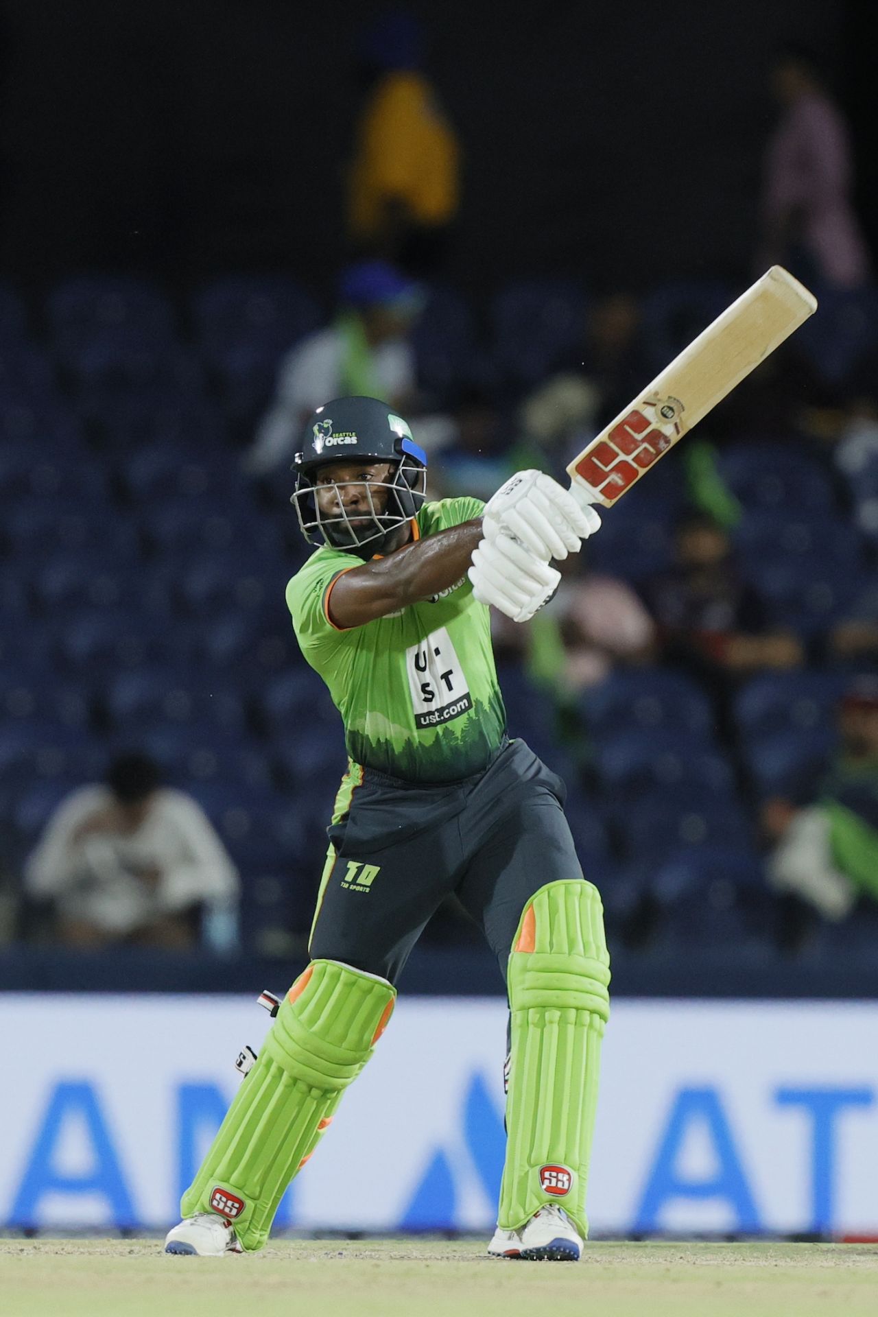 Aaron Jones struck a quick half-century, Los Angeles Knight Riders vs Seattle Orcas, MLC 2025, Dallas, June 28, 2025