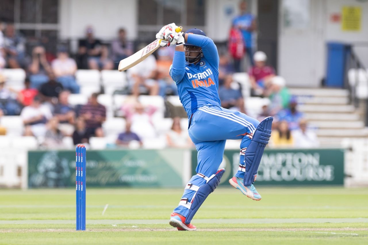 Vaibhav Suryavanshi puts one away, England U-19 vs India U-19, 1st Youth ODI, Hove, June 27, 2025