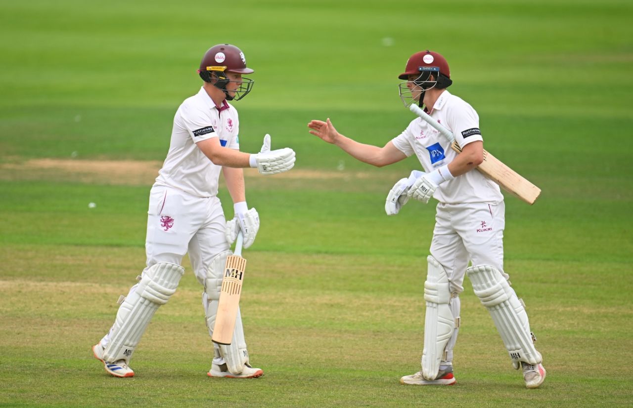 Tom Abell and James Rew rebuilt for Somerset, Somerset vs Nottinghamshire, Taunton, Division One, County Championship, June 29, 2025