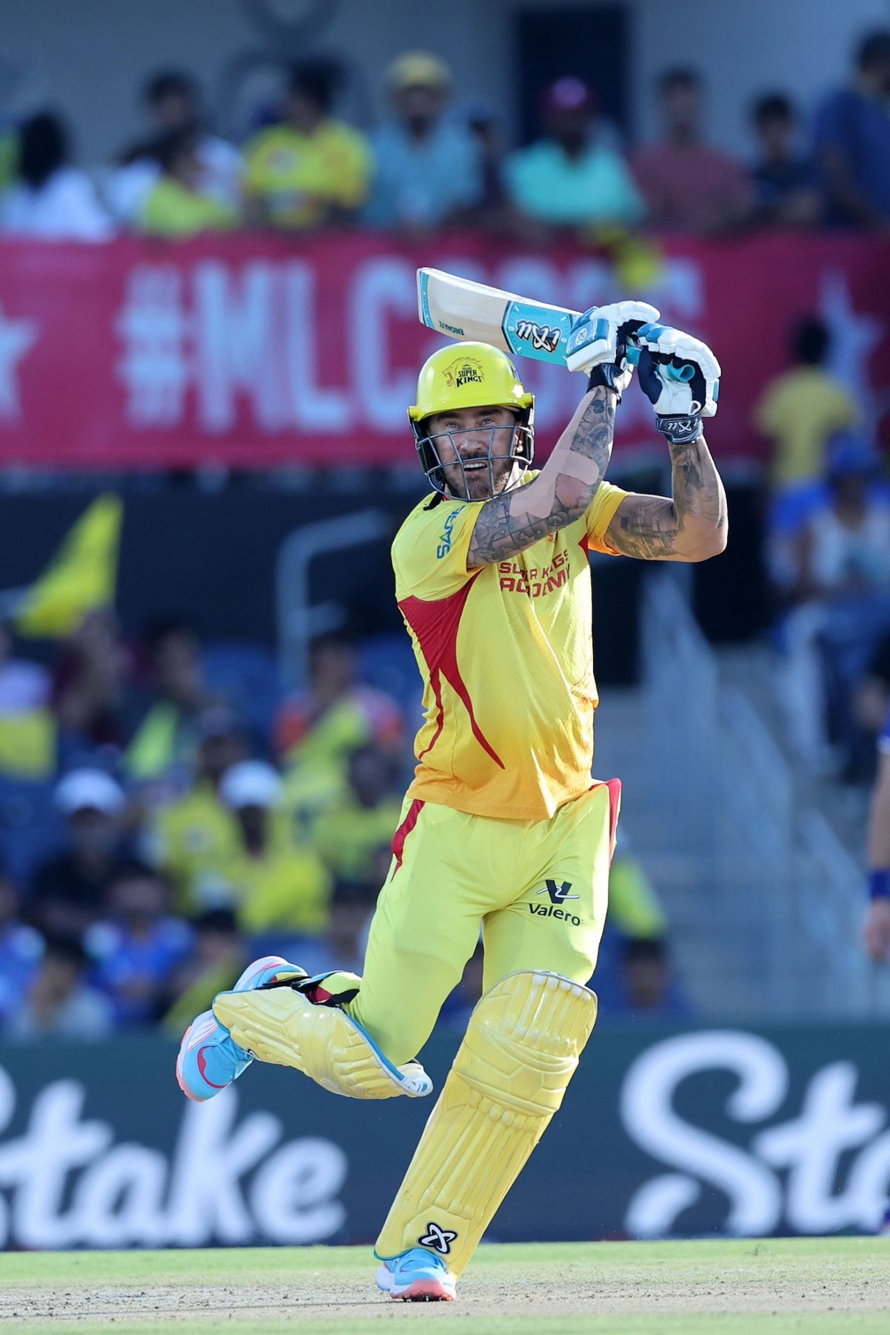 Faf du Plessis controlled the Super Kings innings, MI New York vs Texas Super Kings, MLC 2025, Dallas, June 29, 2025