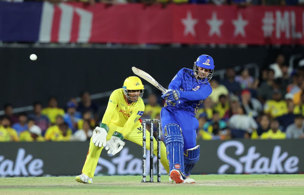 Quinton de Kock gave MI New York a good start, MI New York vs Texas Super Kings, MLC 2025, Dallas, June 29, 2025