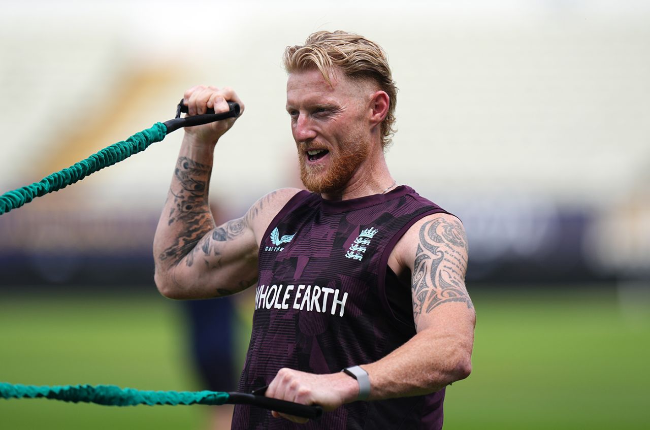 Ben Stokes gets stuck into the warm-ups, England vs India, Edgbaston, June 30, 2025