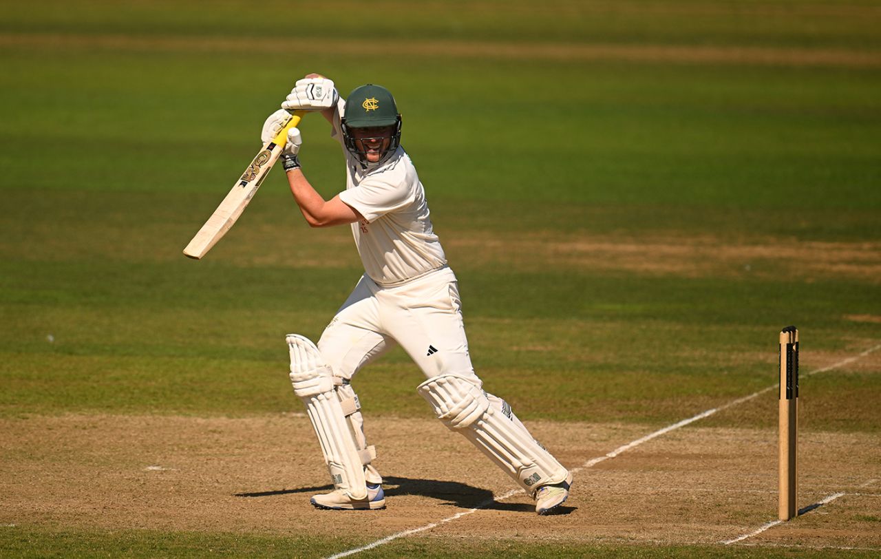 Ben Slater drove the Nottinghamshire response, Somerset vs Nottinghamshire, Taunton, Division One, County Championship, June 30, 2025