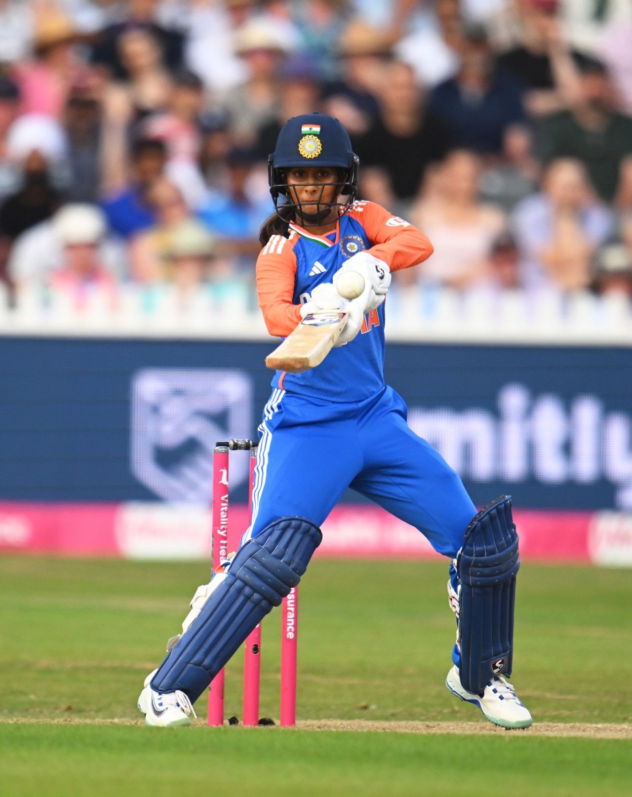 Jemimah Rodrigues used the scoop to good effect, England vs India, 2nd Women's T20I, Bristol, July 1, 2025
