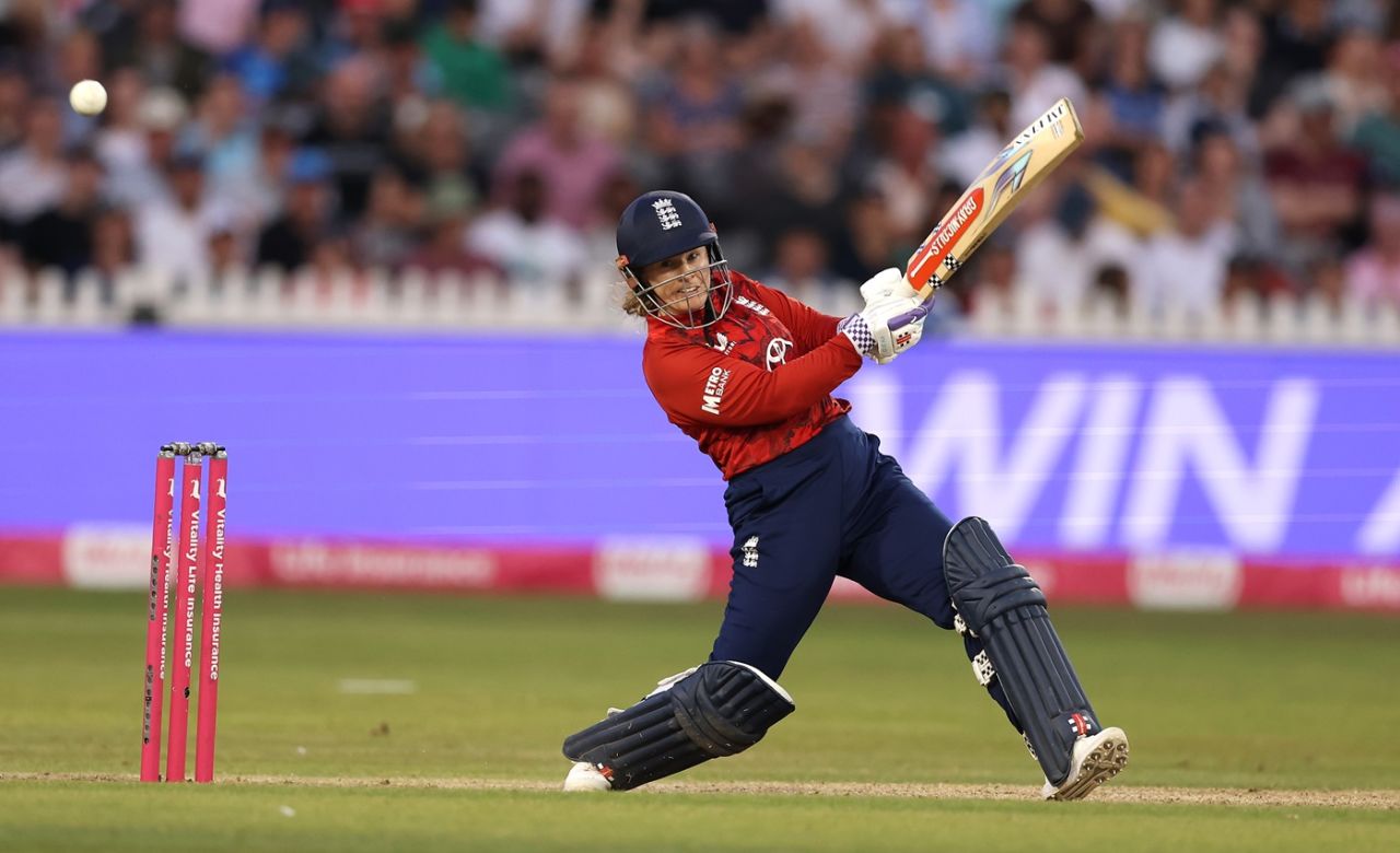 Tammy Beaumont scored her first T20I fifty in four years, England vs India, 2nd Women's T20I, Bristol, July 1, 2025