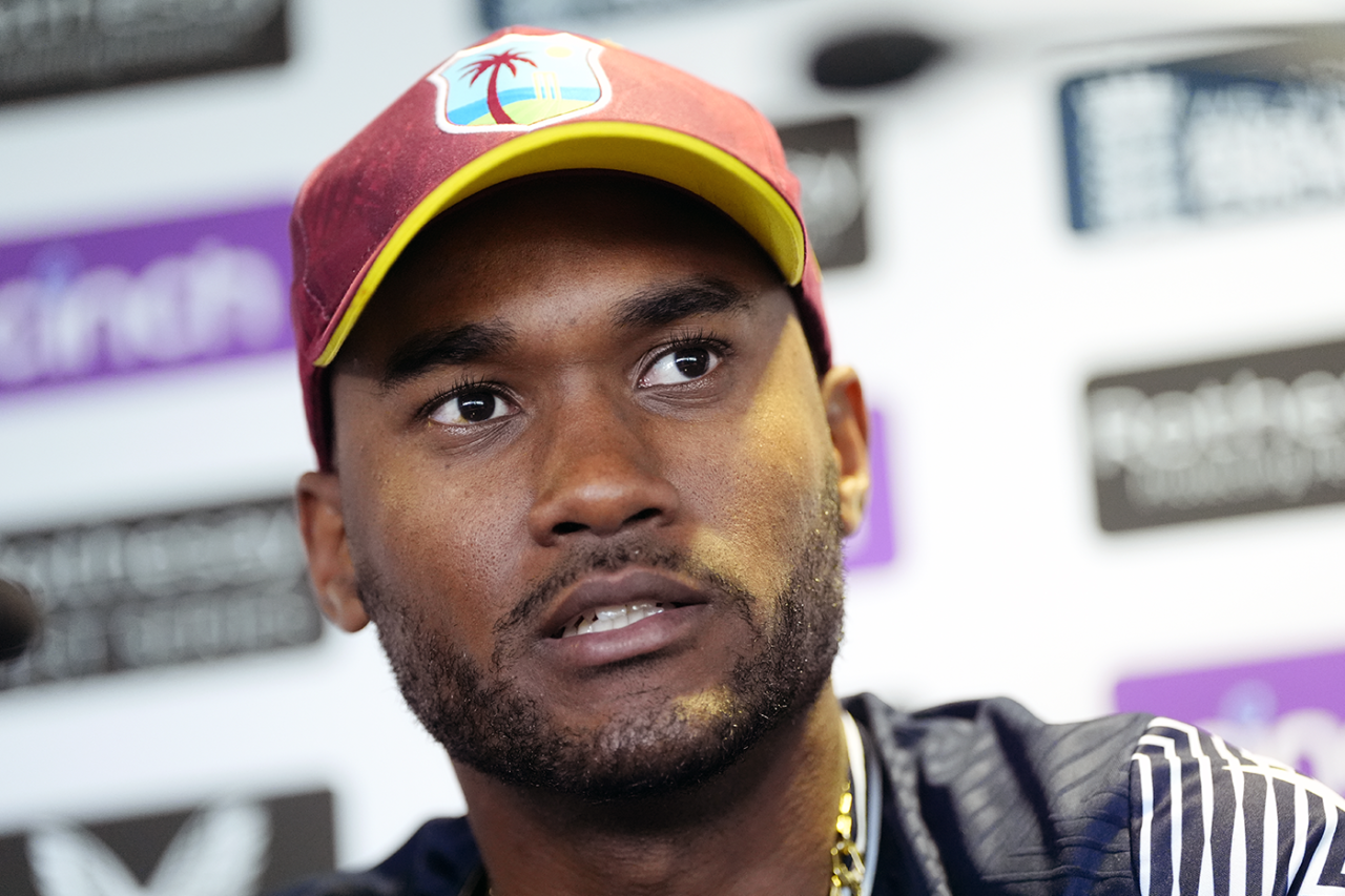 Kraigg Brathwaite talks to the media, England vs West Indies, 3rd Men's Test, Edgbaston, July 25, 2024