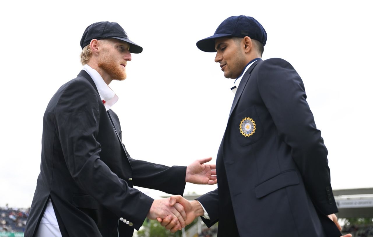 Ben Stokes and Shubman Gill at toss, England vs India, 2nd Test, Birmingham, Day 1, July 2, 2025