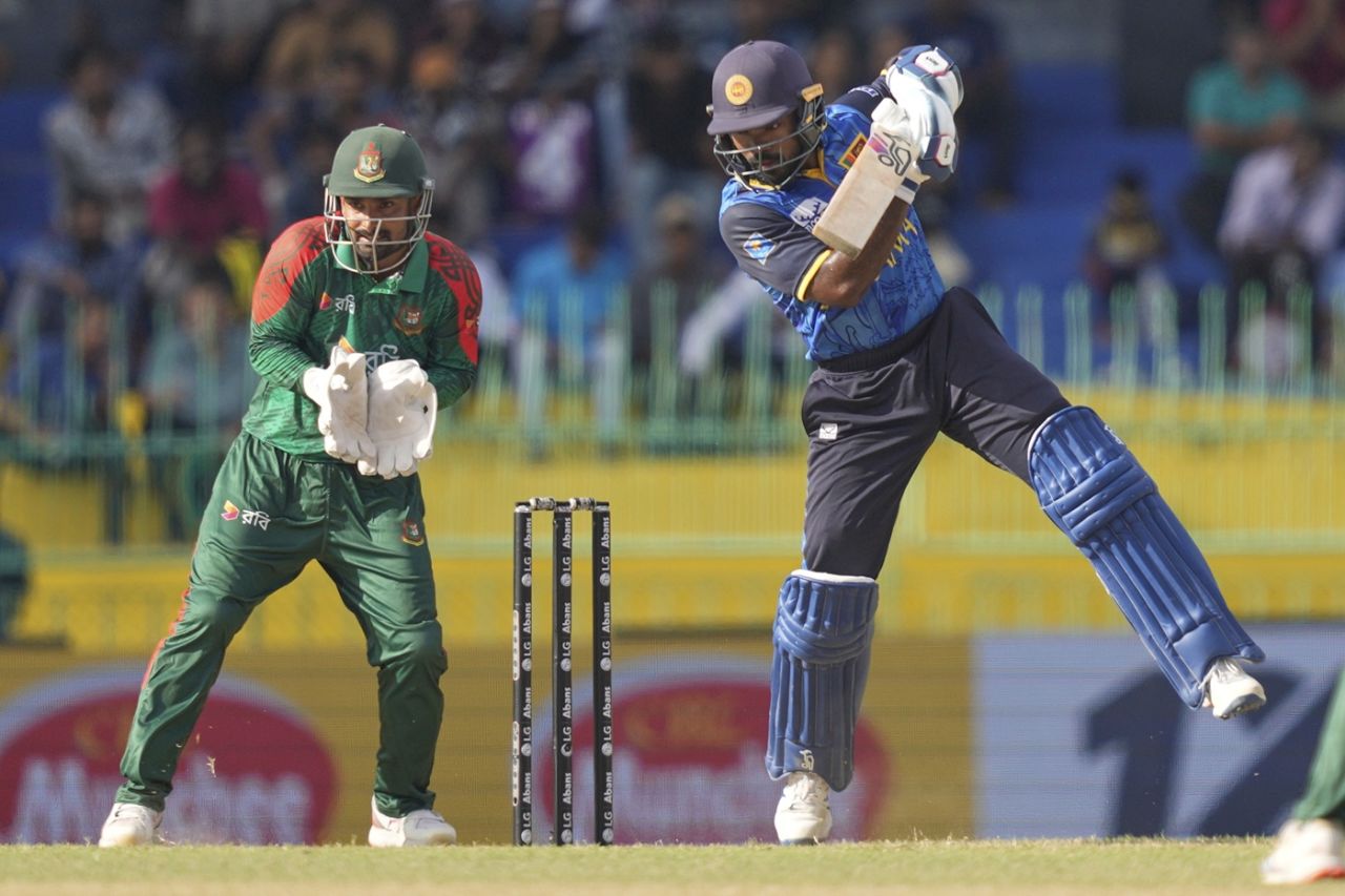 Janith Liyanage looked very settled at the crease, Sri Lanka vs Bangladesh, 1st ODI, Colombo (RPS), July 2, 2025