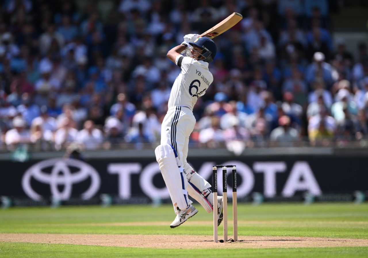 Yashasvi Jaiswal cuts for four to bring up his half-century, England vs India, 2nd Test, Birmingham, Day 2, July 2, 2025