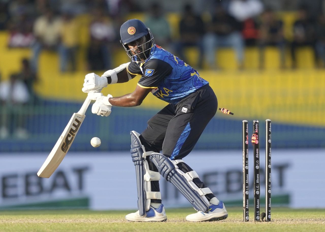 Milan Rathnayake is bowled, Sri Lanka vs Bangladesh, 1st ODI, Colombo (RPS), July 2, 2025