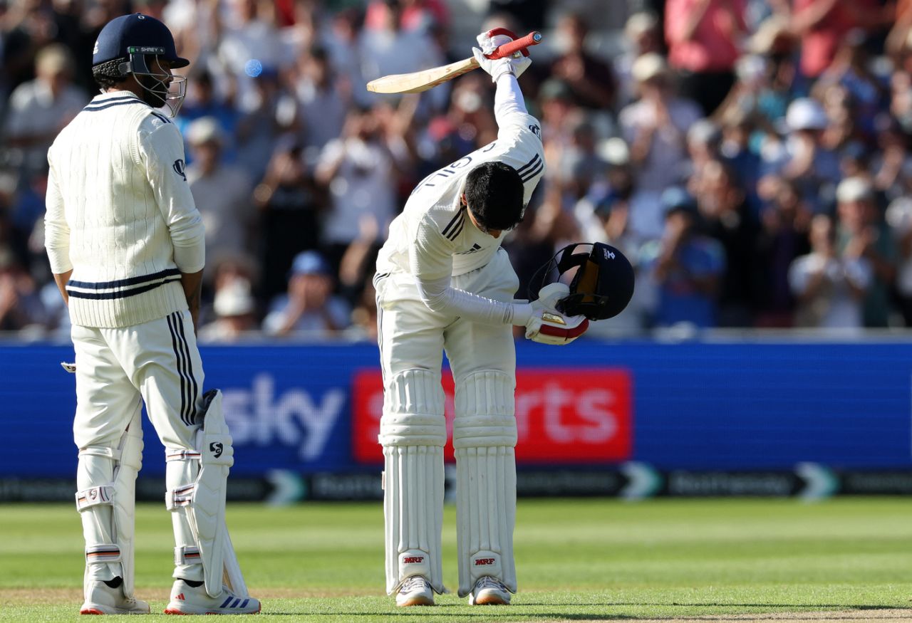 Shubman Gill takes a bow, England vs India, 2nd Test, Birmingham, Day 2, July 2, 2025