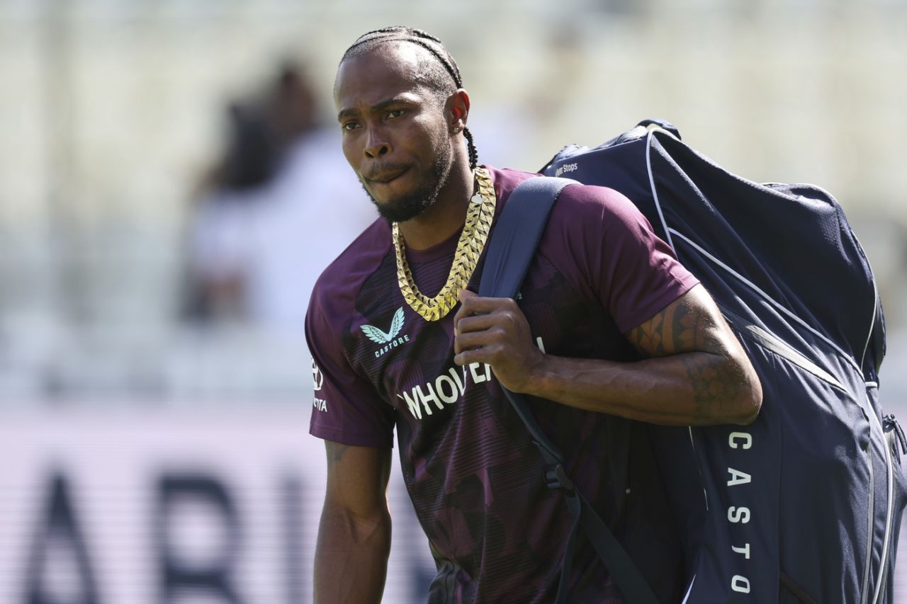 Jofra Archer arrives at Edgbaston, England vs India, 2nd Test, Birmingham, Day 2, July 3, 2025