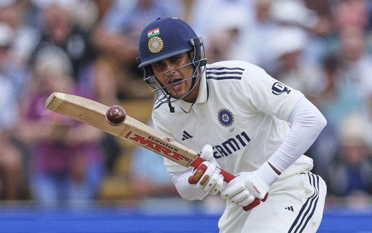 Shubman Gill keeps his eyes on the ball, England vs India, 2nd Test, Birmingham, 2nd day, July 3, 2025