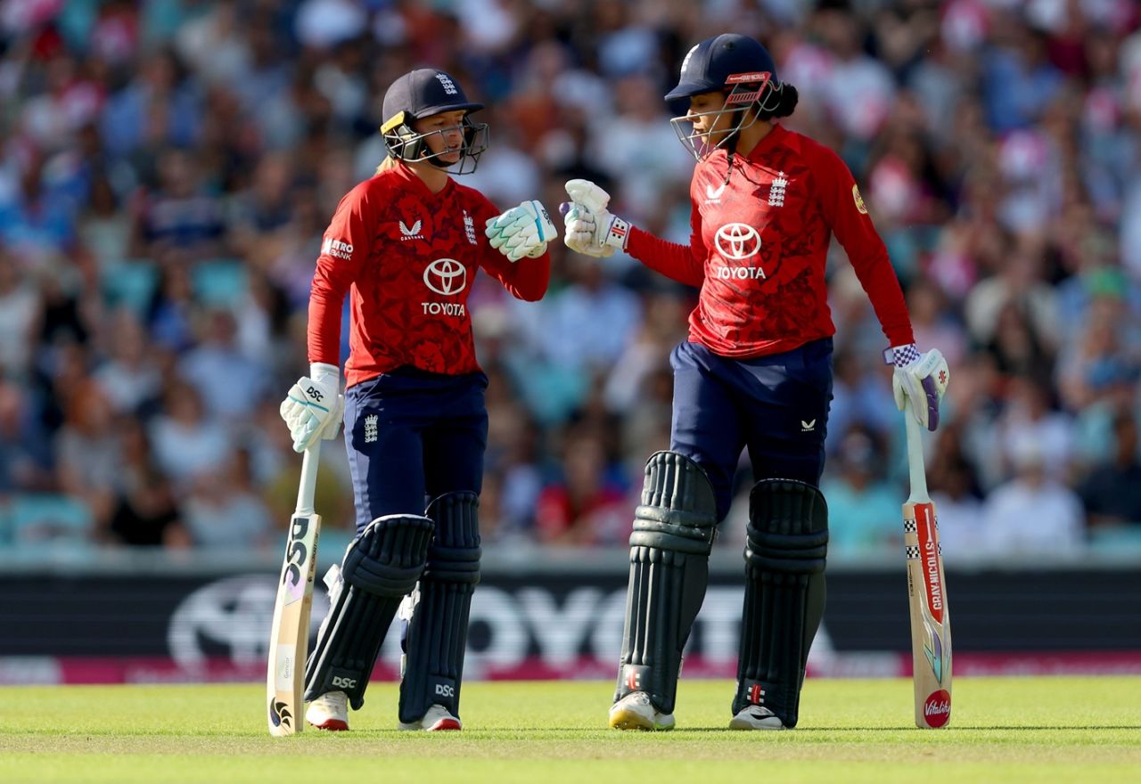 Sophia Dunkley and Danni Wyatt-Hodge started well for England, England vs India, 3rd women's T20I, The Oval, July 4, 2025