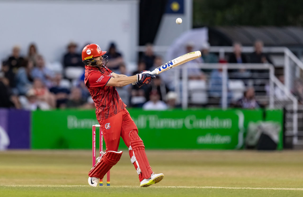 Phil Salt hit 80 off 57 balls, Northamptonshire vs Lancashire, Men's T20 Blast, Wantage Road, July 4, 2025