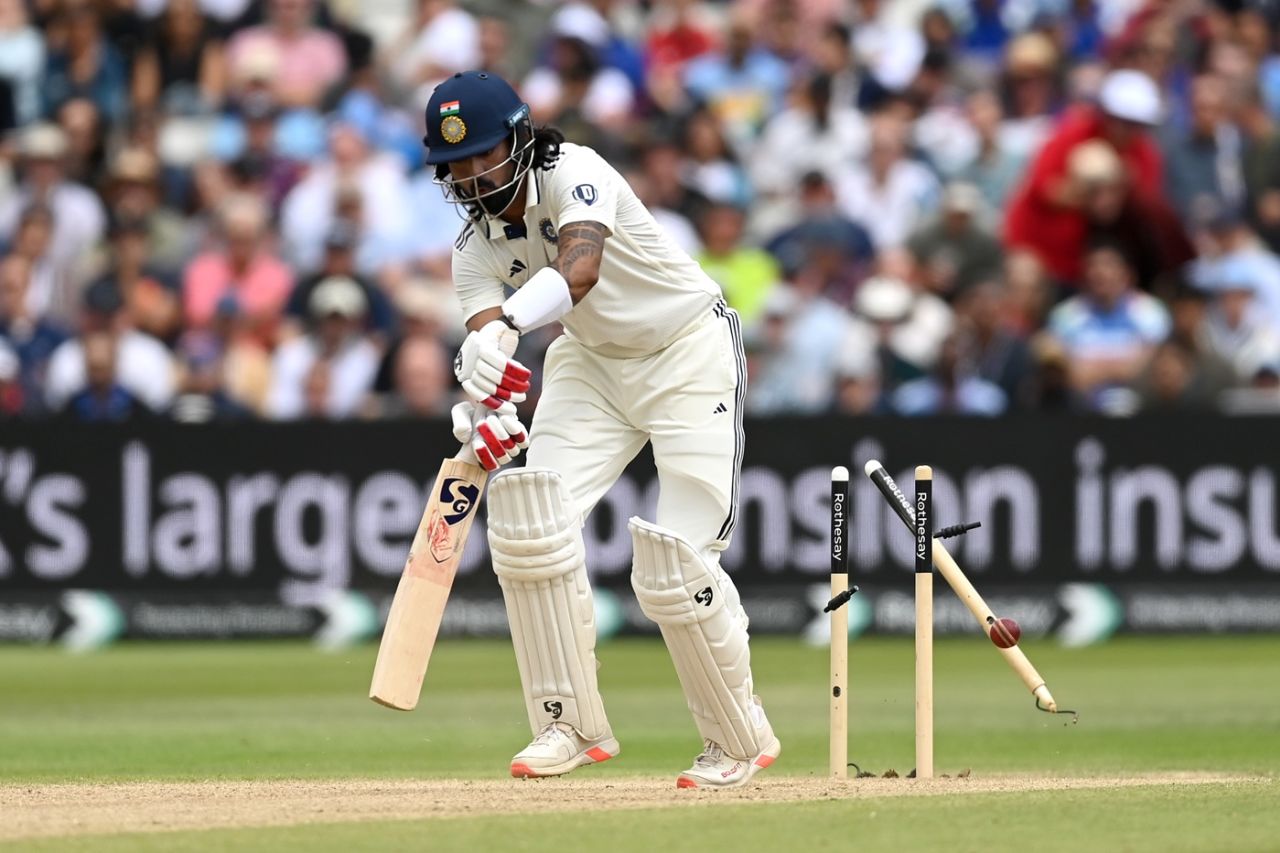 KL Rahul was done in by a jaffa, England vs India, 2nd Test, Birmingham, 4th day, July 5, 2025