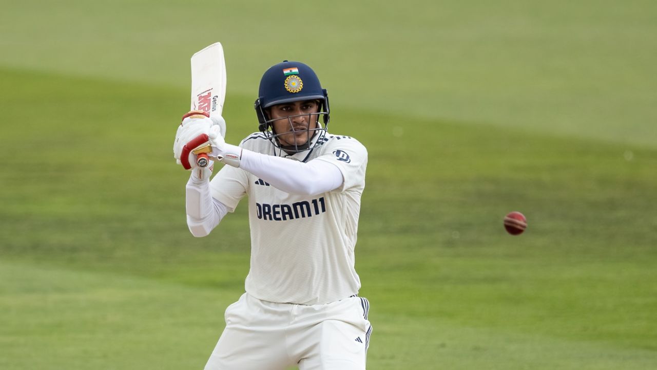 Shubman Gill brought up his fifty off 57 balls, England vs India, 2nd Test, Birmingham, 4th day, July 5, 2025