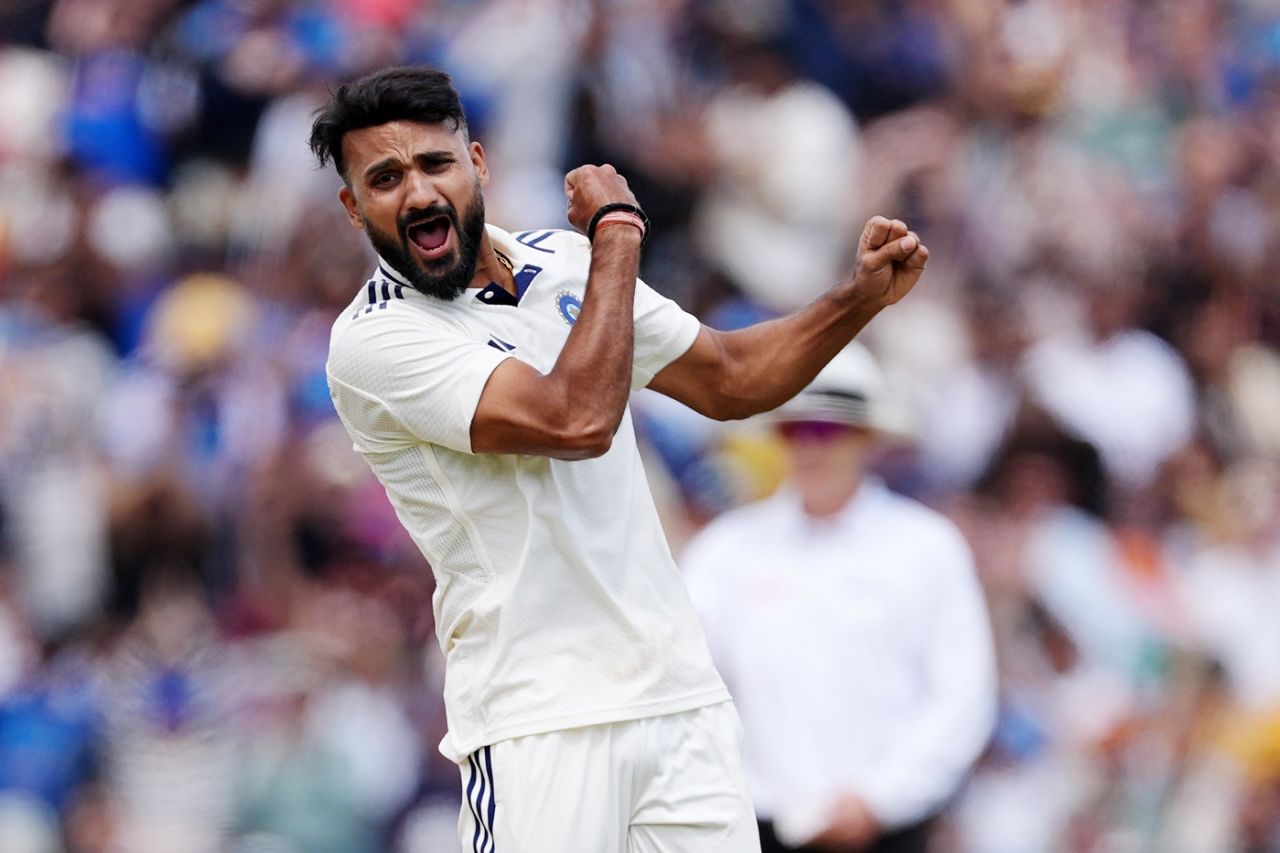 Akash Deep struck twice early on the final day, England vs India, 2nd Test, 5th day, Birmingham, July 6, 2025