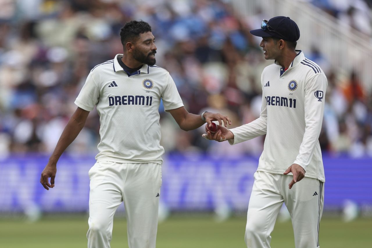 Mohammed Siraj and Shubman Gill hatch a plan, England vs India, 2nd Test, Edgbaston, 5th day, July 6, 2025
