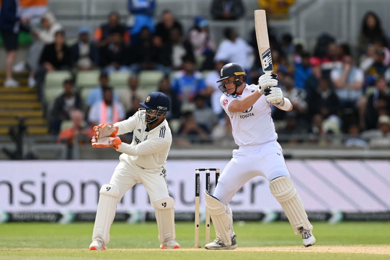 Jamie Smith started positively in the second innings, England vs India, 2nd Test, Birmingham, 5th day, July 6, 2025