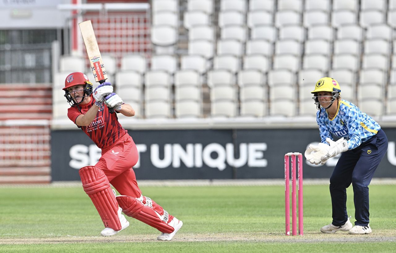 Emma Lamb struck a vital half-century, Lancashire vs Birmingham, Women's T20 Blast, Old Trafford, July 6, 2025