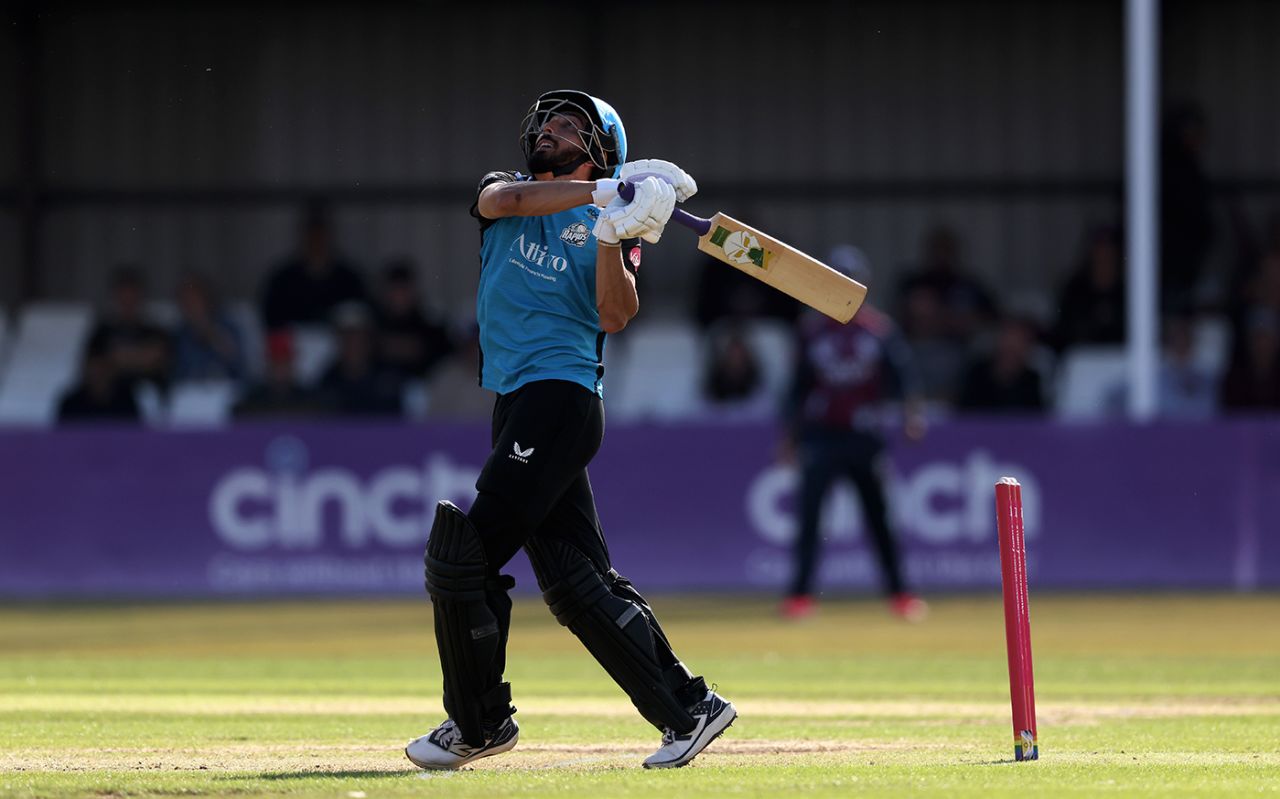 Kashif Ali scored 88 off 46 deliveries, Vitality Blast Men, Northamptonshire Steelbacks vs Worcestershire Rapids, Northampton, July 06, 2025