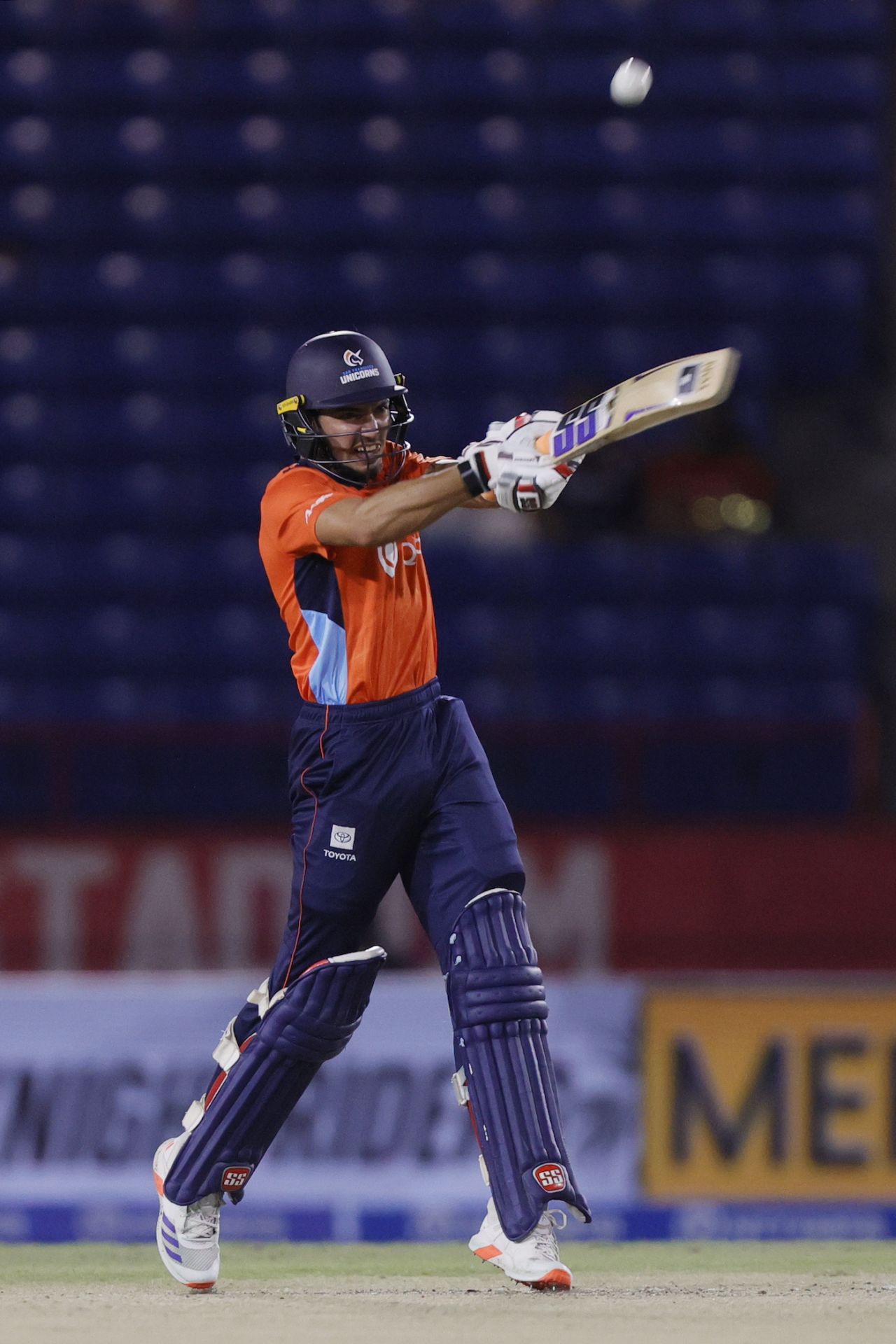Sanjay Krishnamurthi fought hard at the top, Los Angeles Knight Riders vs San Francisco Unicorns, MLC 2025, Lauderhill, July 6, 2025