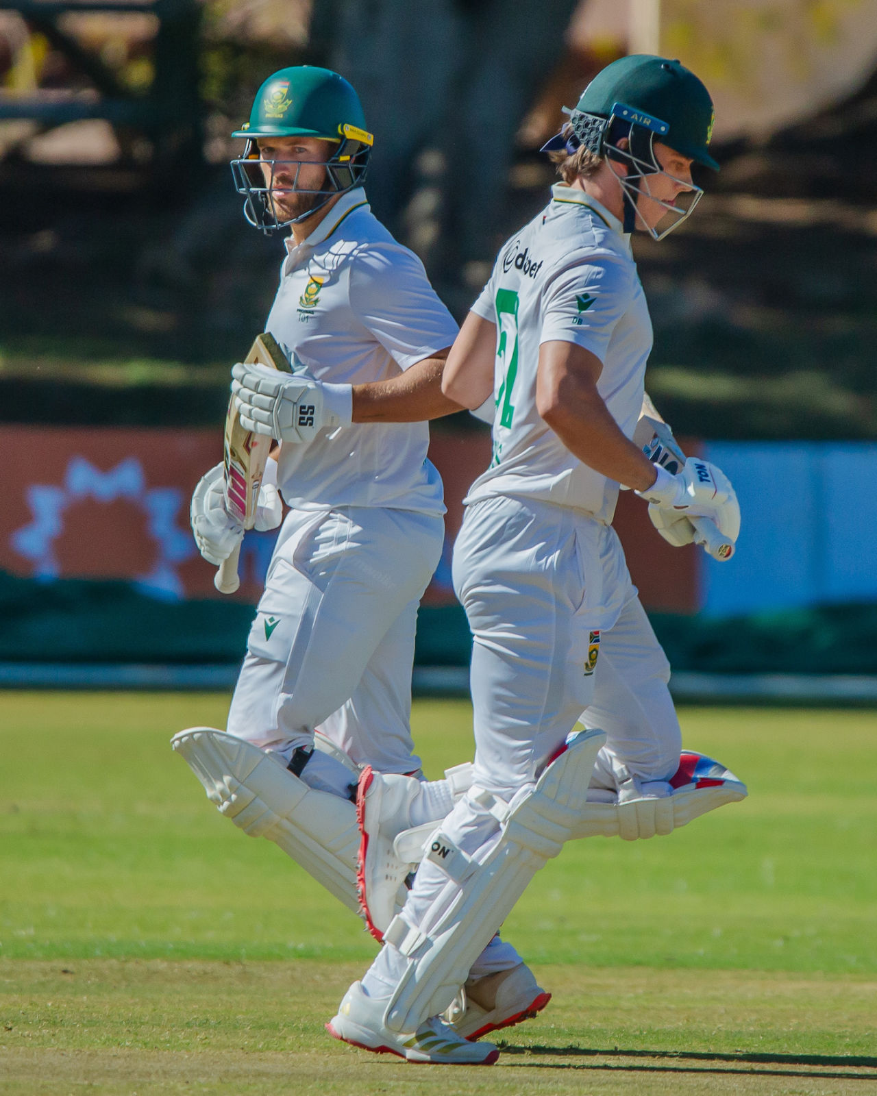 Wiaan Mulder and Dewald Brevis added 88 off just 94 balls for the fifth wicket, Zimbabwe vs South Africa, 2nd Test, 2nd day, Bulawayo, July 7, 2025