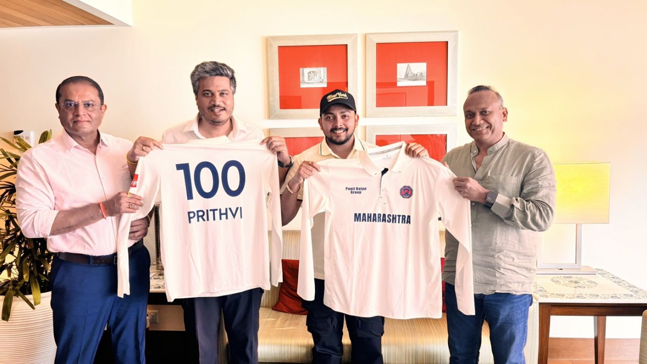 Prithvi Shaw will play for Maharashtra in the 2025-26 domestic season