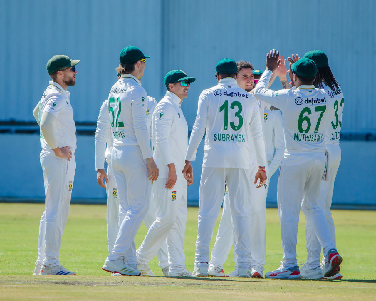 Codi Yusuf struck twice in his first spell, Zimbabwe vs South Africa, 2nd Test, 2nd day, Bulawayo, July 7, 2025