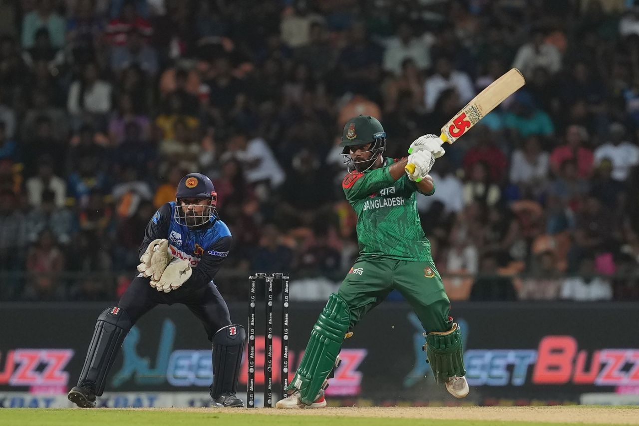 Towhid Hridoy top-scored for Bangladesh with 51, Sri Lanka vs Bangladesh, 3rd ODI, Pallekele, July 8, 2025